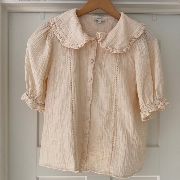 The Odells Tops - The Odell’s Savannah top in cream